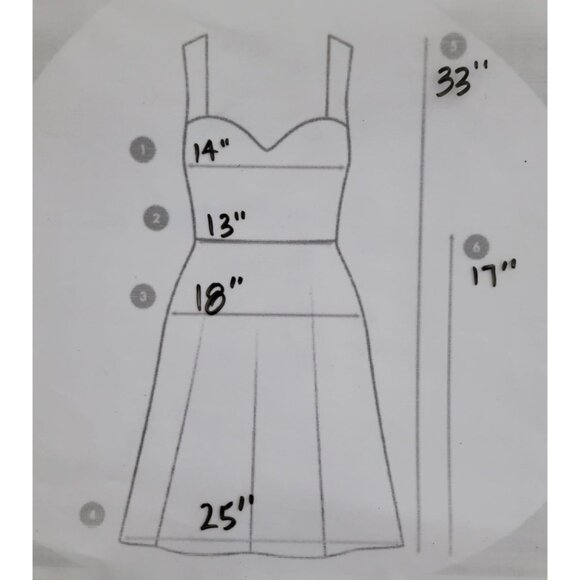 Luxxel Lace Overlay Deep V-Neck Dress Women's Size S - Picture 7 of 7